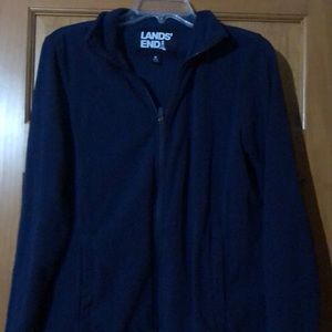 Lands end zip up fleece